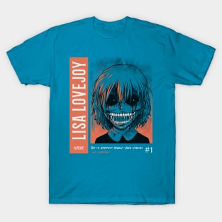 Scary Vintage Japanese Horror Anime "Lisa Lovejoy" T-Shirt